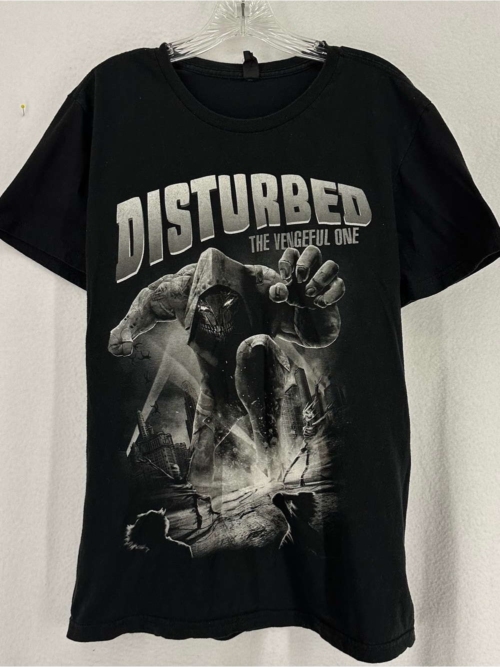 Disturbed The Vengeful One Graphic Metal T Shirt Mens Large Black